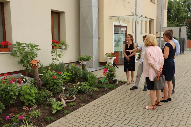 „Zielono mi” w Raciborzu. Komisja odwiedziła ogrody w miejscach pracy